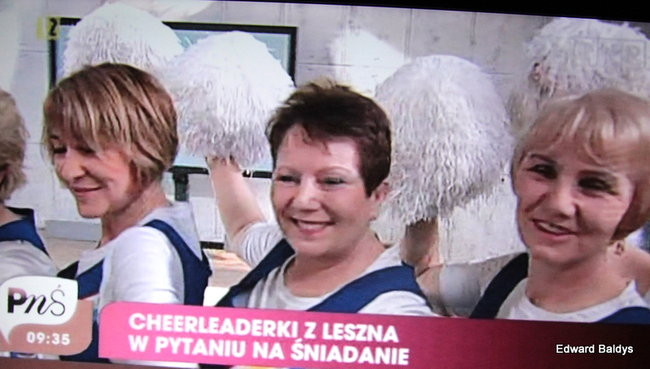 Czirliderki 50+ wystąpiły w telewizji (zdjęcia i film)
