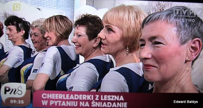 Czirliderki 50+ wystąpiły w telewizji (zdjęcia i film)