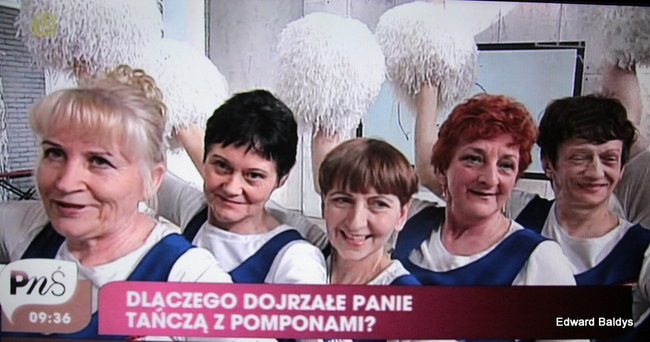 Czirliderki 50+ wystąpiły w telewizji (zdjęcia i film)