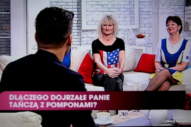 Czirliderki 50+ wystąpiły w telewizji (zdjęcia i film)