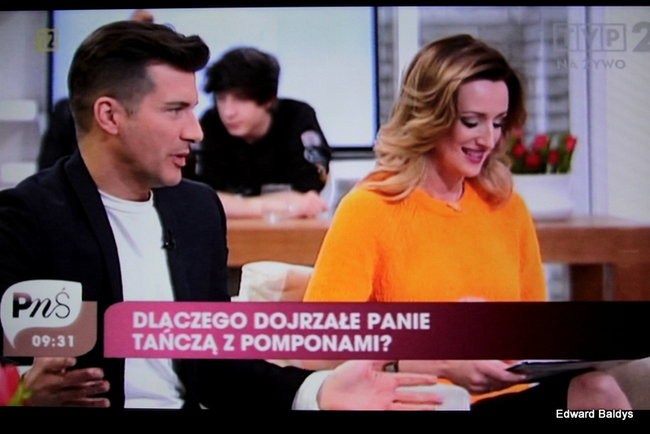 Czirliderki 50+ wystąpiły w telewizji (zdjęcia i film)