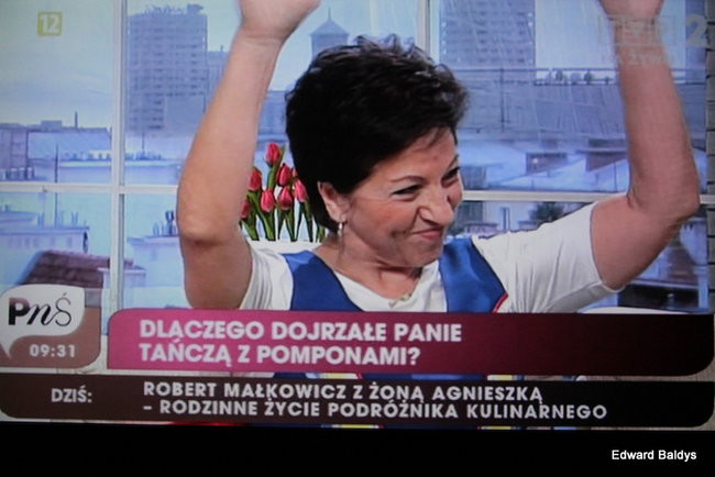 Czirliderki 50+ wystąpiły w telewizji (zdjęcia i film)