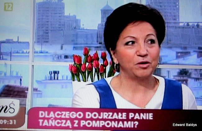 Czirliderki 50+ wystąpiły w telewizji (zdjęcia i film)