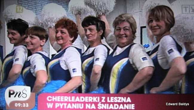 Czirliderki 50+ wystąpiły w telewizji (zdjęcia i film)