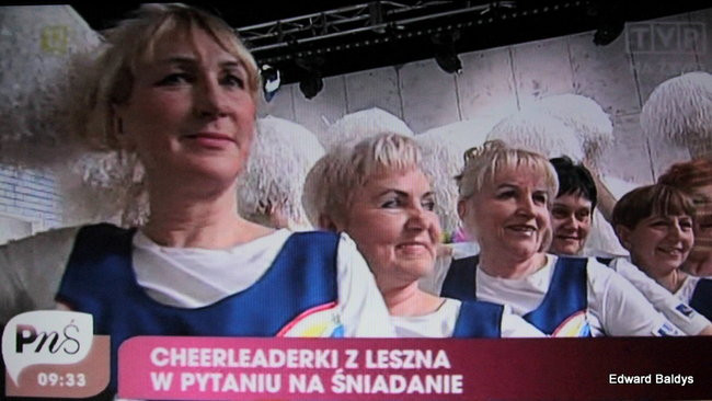 Czirliderki 50+ wystąpiły w telewizji (zdjęcia i film)