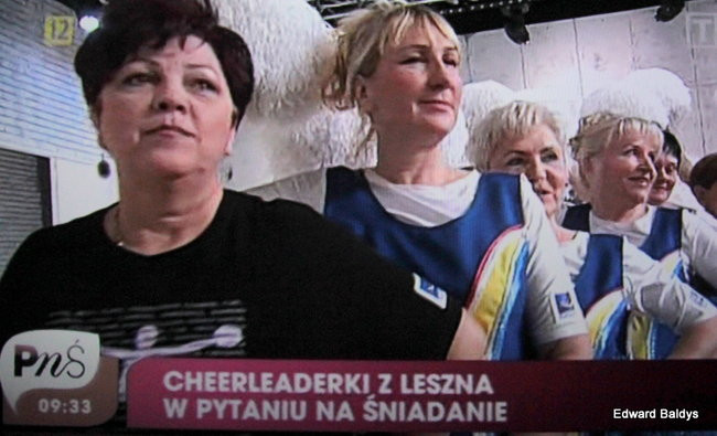 Czirliderki 50+ wystąpiły w telewizji (zdjęcia i film)