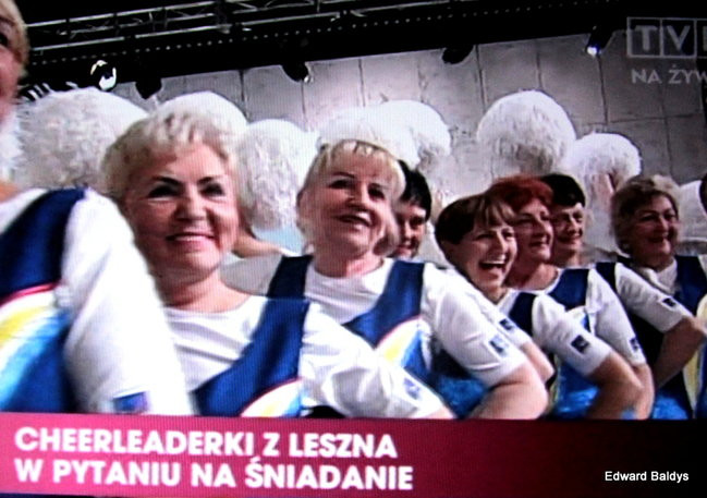 Czirliderki 50+ wystąpiły w telewizji (zdjęcia i film)