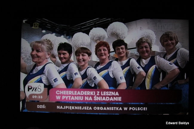 Czirliderki 50+ wystąpiły w telewizji (zdjęcia i film)