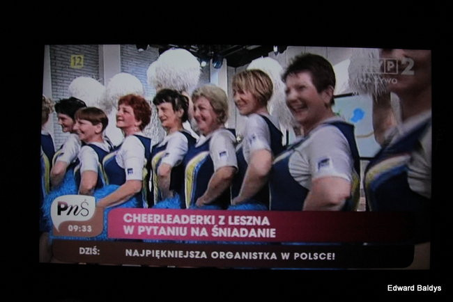 Czirliderki 50+ wystąpiły w telewizji (zdjęcia i film)