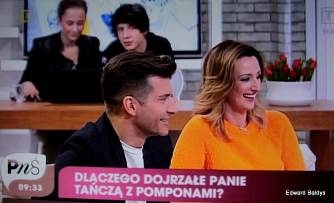 Czirliderki 50+ wystąpiły w telewizji (zdjęcia i film)