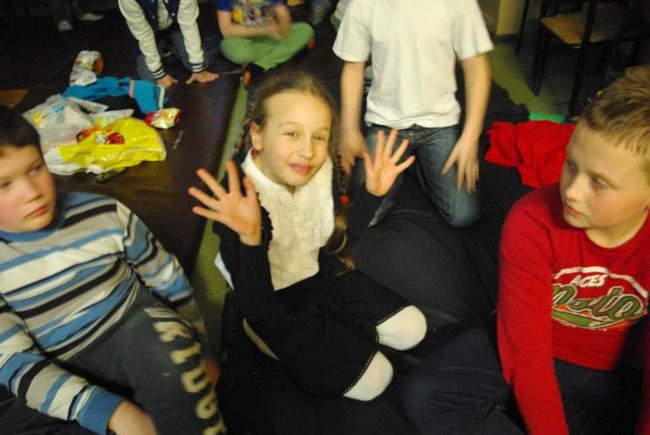 Wieczór filmowy w szkole (zdjęcia)