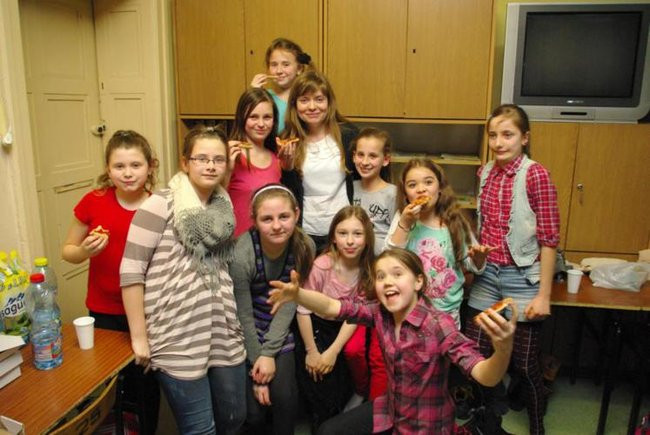 Wieczór filmowy w szkole (zdjęcia)