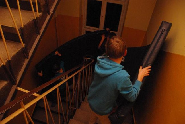 Wieczór filmowy w szkole (zdjęcia)