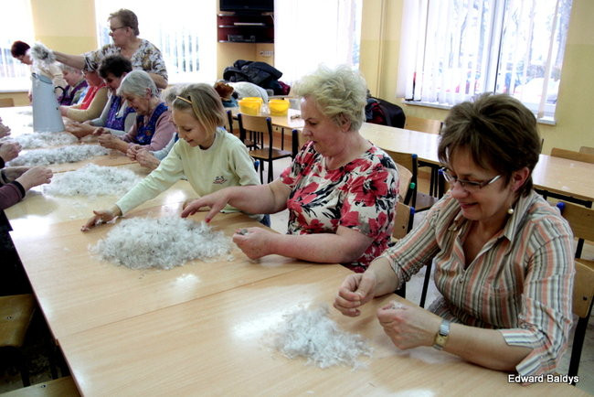 Darcie pierza w Kąkolewie (zdjęcia)