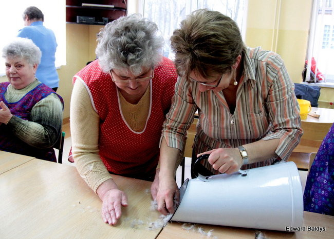 Darcie pierza w Kąkolewie (zdjęcia)