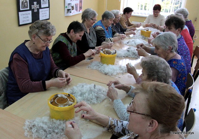 Darcie pierza w Kąkolewie (zdjęcia)