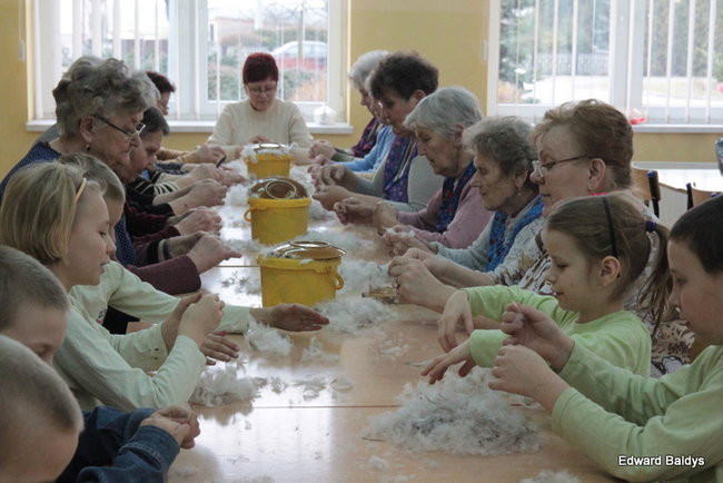 Darcie pierza w Kąkolewie (zdjęcia)