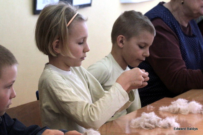 Darcie pierza w Kąkolewie (zdjęcia)