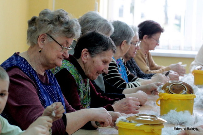 Darcie pierza w Kąkolewie (zdjęcia)