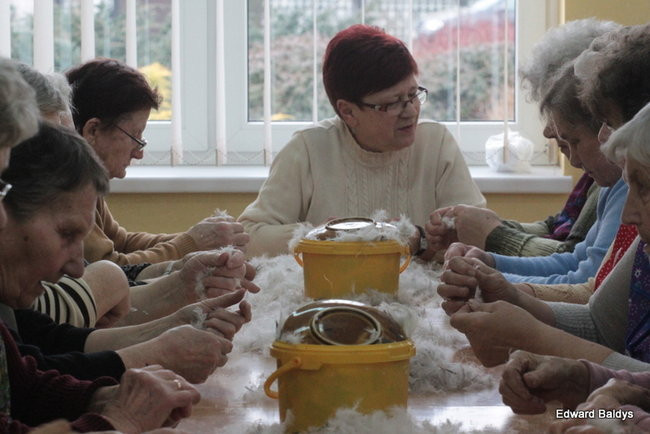 Darcie pierza w Kąkolewie (zdjęcia)