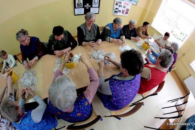 Darcie pierza w Kąkolewie (zdjęcia)