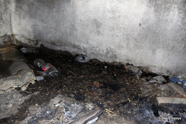 W pustostanie spłonął człowiek