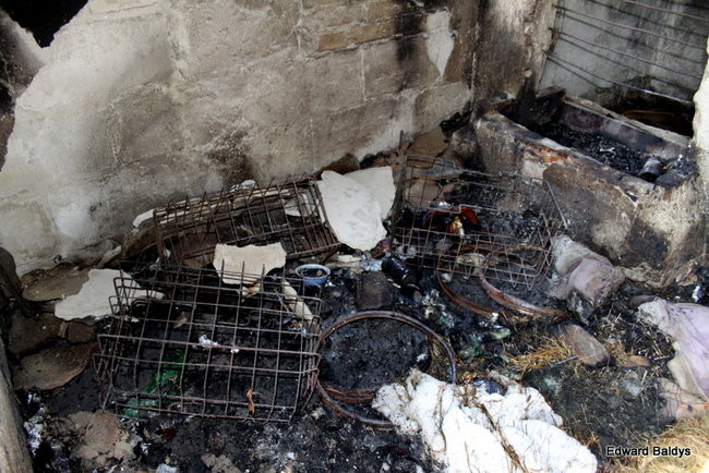 W pustostanie spłonął człowiek