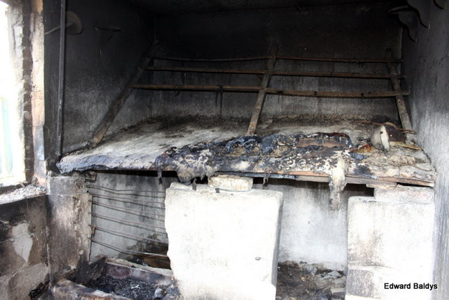 W pustostanie spłonął człowiek