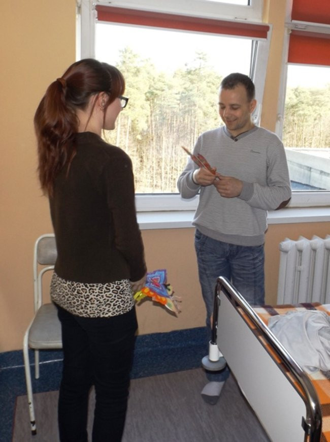 Powiew wiosny w leszczyńskim szpitalu (zdjęcia)