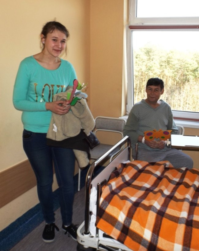 Powiew wiosny w leszczyńskim szpitalu (zdjęcia)