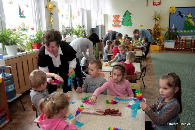 Wspólnie robili świąteczne palmy (zdjęcia)