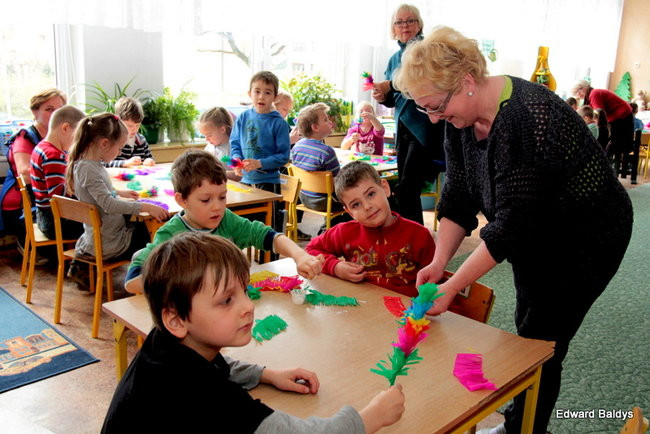 Wspólnie robili świąteczne palmy (zdjęcia)