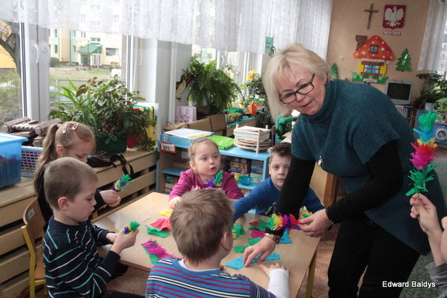 Wspólnie robili świąteczne palmy (zdjęcia)