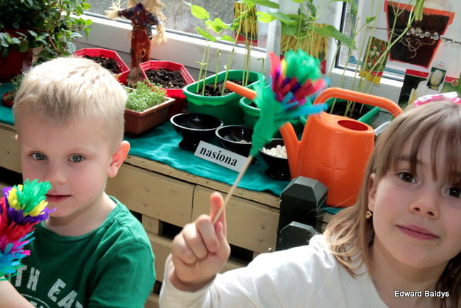 Wspólnie robili świąteczne palmy (zdjęcia)