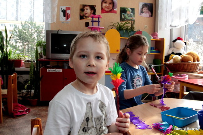 Wspólnie robili świąteczne palmy (zdjęcia)