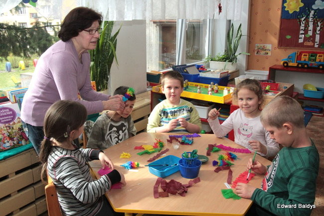 Wspólnie robili świąteczne palmy (zdjęcia)