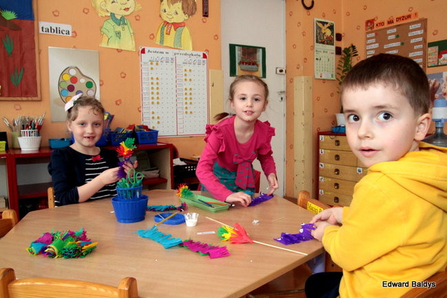 Wspólnie robili świąteczne palmy (zdjęcia)