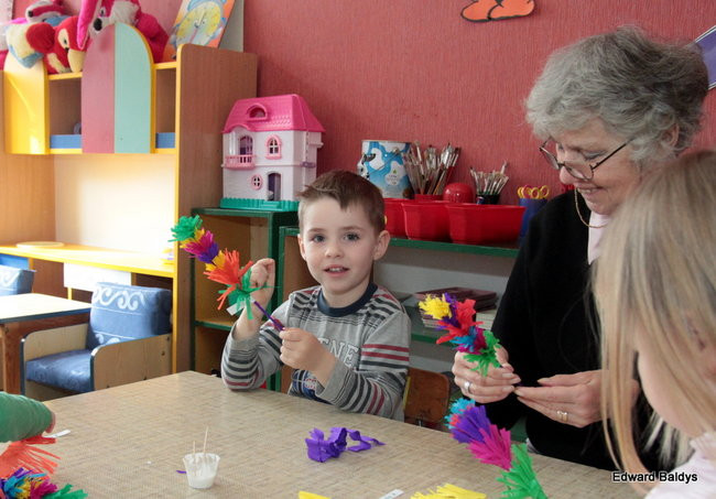 Wspólnie robili świąteczne palmy (zdjęcia)