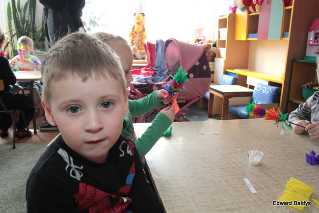 Wspólnie robili świąteczne palmy (zdjęcia)