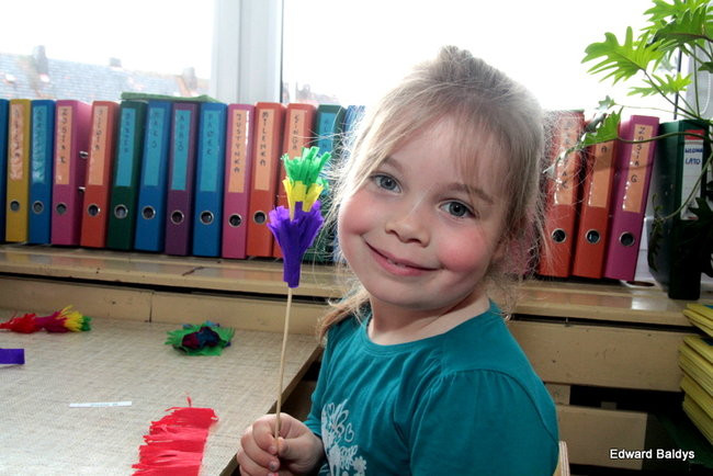 Wspólnie robili świąteczne palmy (zdjęcia)