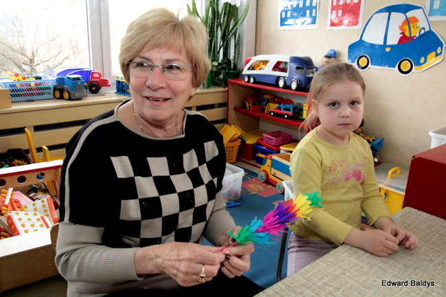 Wspólnie robili świąteczne palmy (zdjęcia)