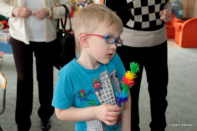 Wspólnie robili świąteczne palmy (zdjęcia)