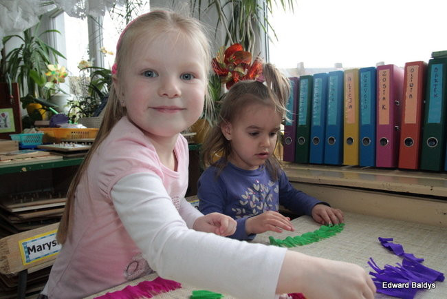 Wspólnie robili świąteczne palmy (zdjęcia)