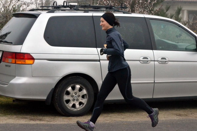 Biegiem i na rowerze w Smyczynie (zdjęcia)