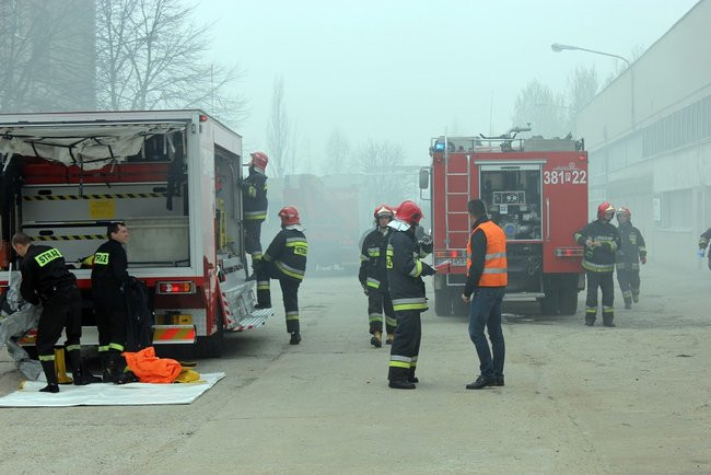 Strażacy ćwiczyli przy Magazynowej (kilka zdjęć)