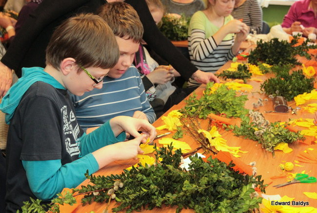 Warsztaty Akademii Stylu - Wielkanocne Palmy (zdjęcia)