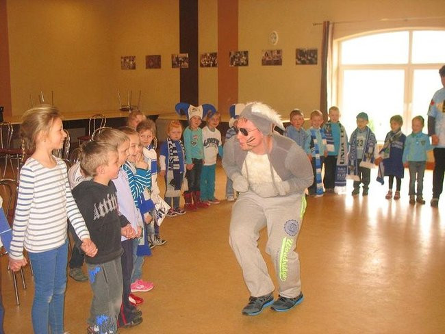 Biało-niebieski zajączek w Kłodzie (zdjęcia)