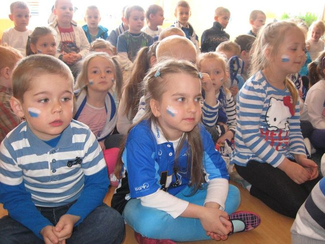 Damian Baliński w przedszkolu w Dąbczu (zdjęcia)