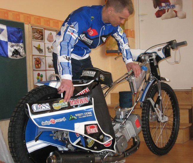 Damian Baliński w przedszkolu w Dąbczu (zdjęcia)