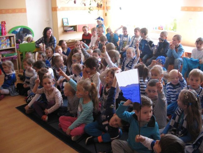 Damian Baliński w przedszkolu w Dąbczu (zdjęcia)